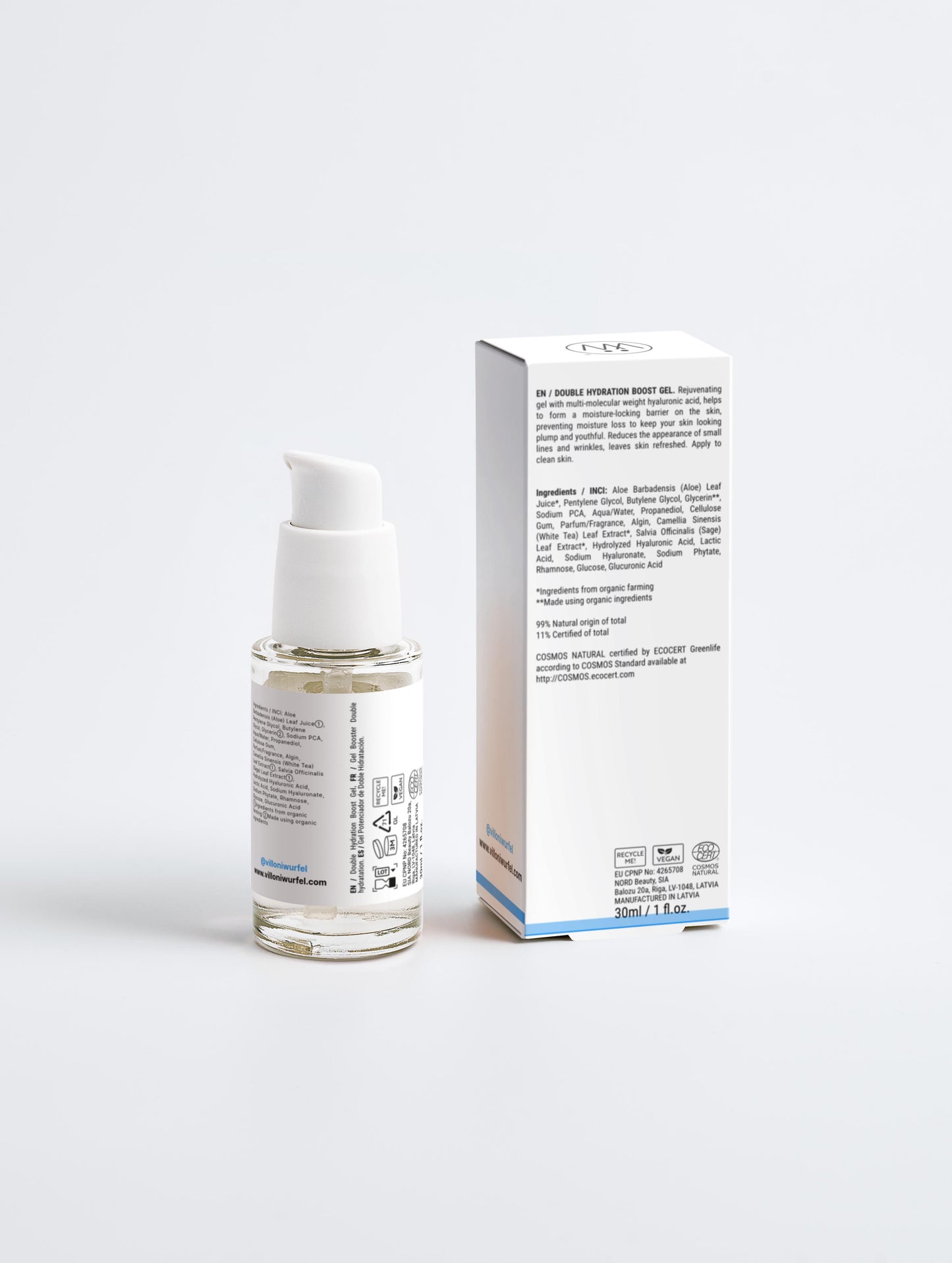 Villoni Wurfel hydration boost gel 