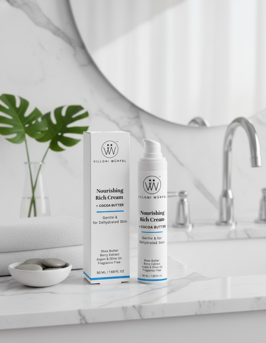 Villoni Wurfel Nourishing Rich Cream with argan oil 