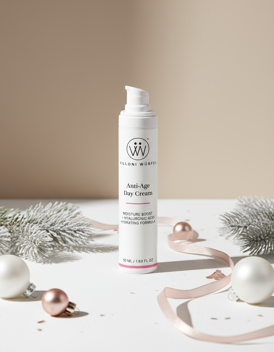 Christmas setting with Anti-Age Day Cream