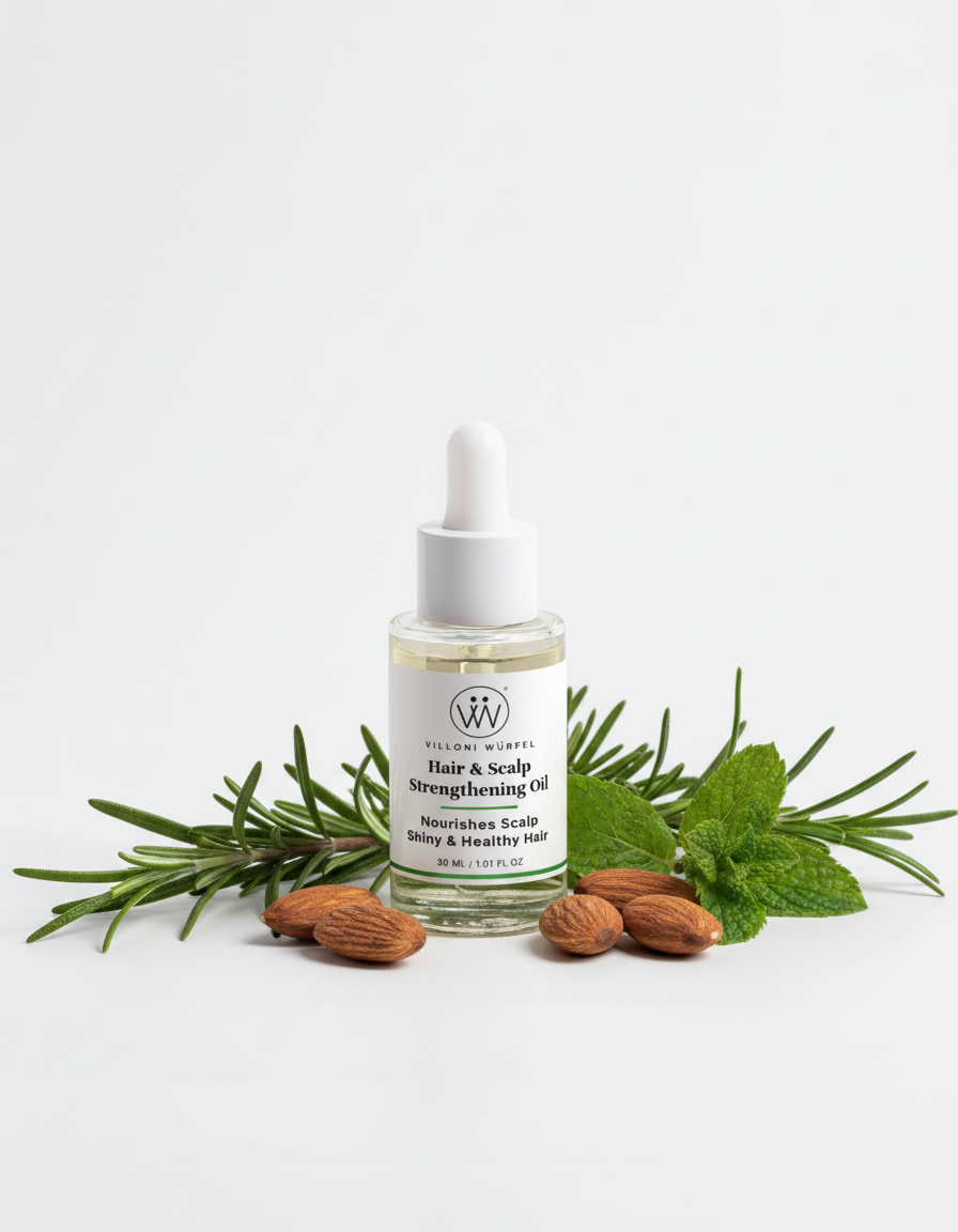 Hair & Scalp Strengthening Oil with natural ingredients