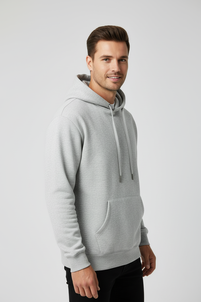 Men's Classic 100% Cotton Hoodie