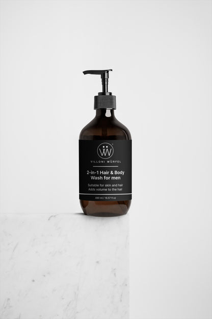 Villoni Wurfel 2-in-1 Hair & Body Wash for men 