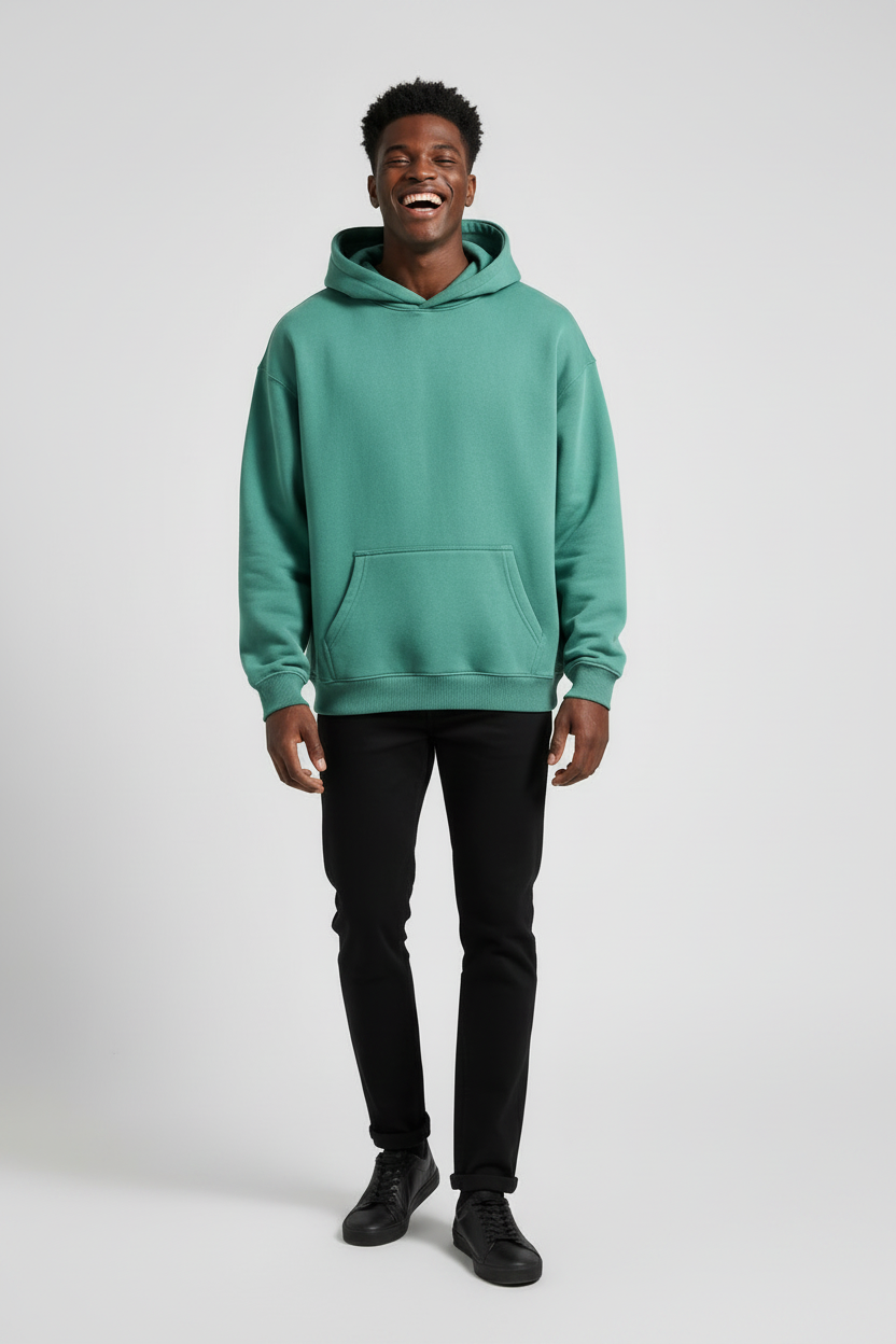Men's Oversized Fleeced Hoodie