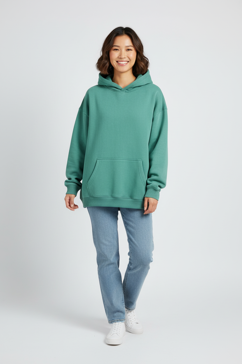 Women's Oversized Fleeced Hoodie