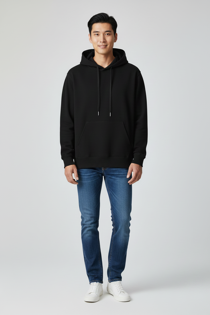 Men's Classic 100% Cotton Hoodie