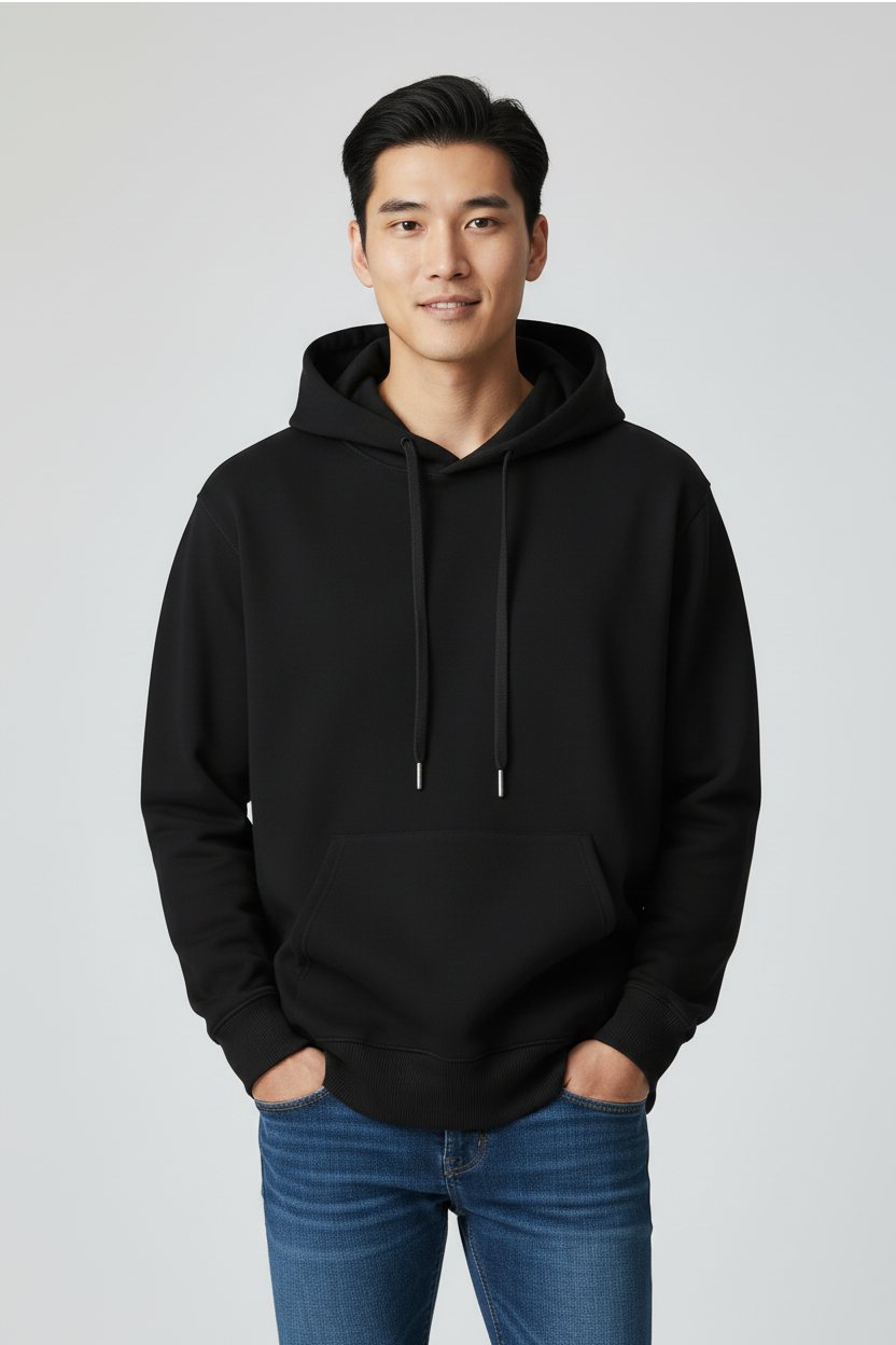 Men's Classic 100% Cotton Hoodie