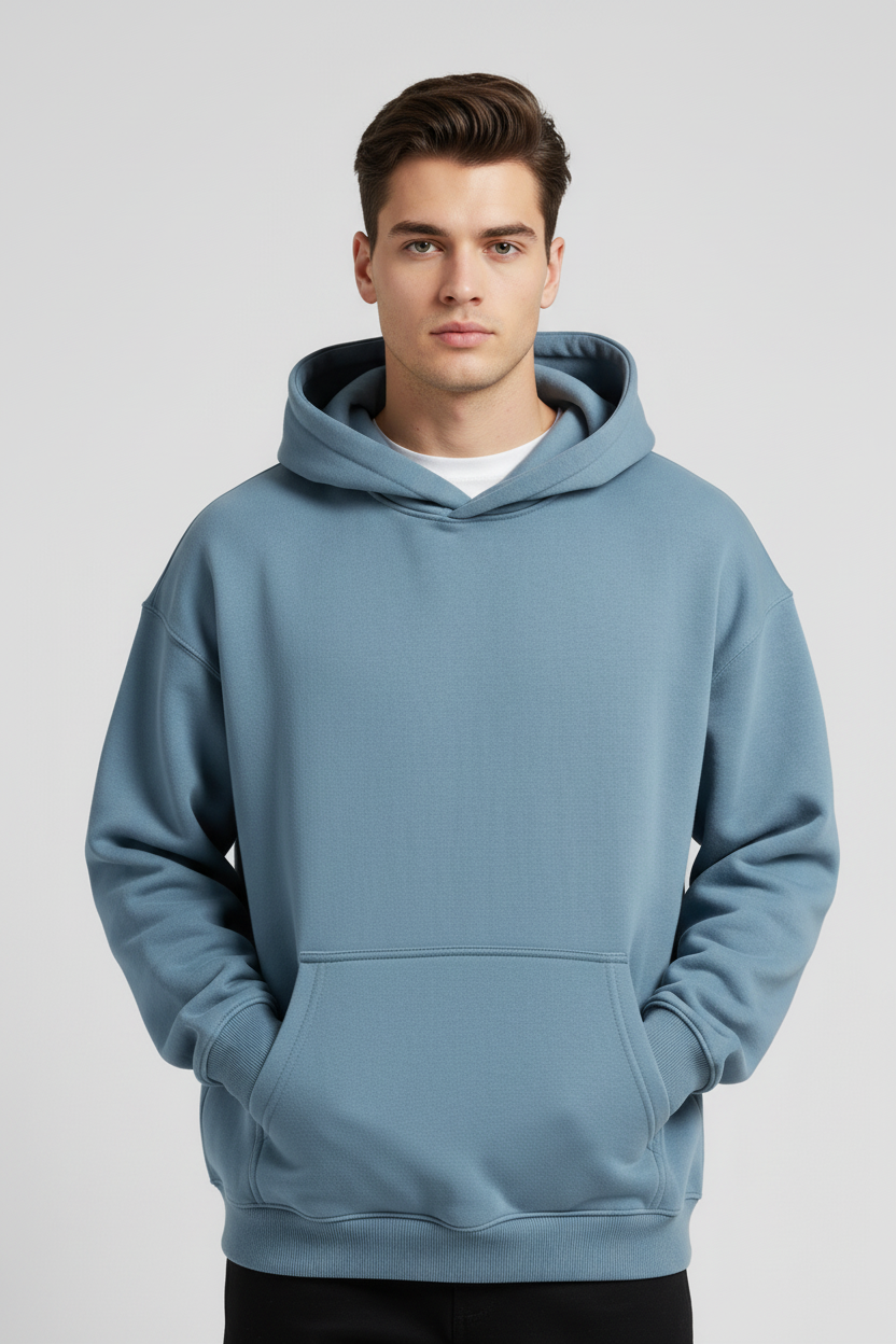 Men's Oversized Fleeced Hoodie